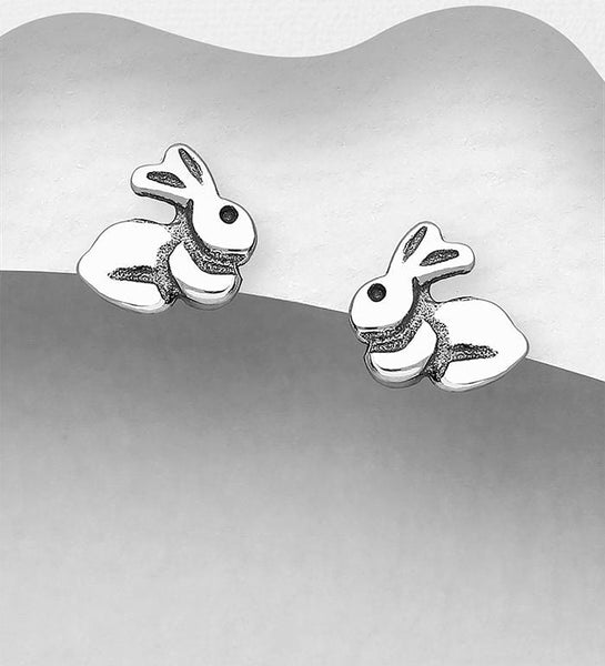 Bunny Push Back Earrings
