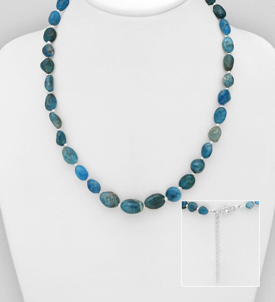 Sterling Silver Apatite Necklace