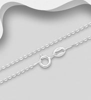 14" Timeless Sterling Silver Cable Chain