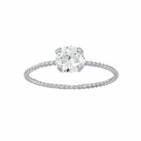 Crystal Clear CZ Ring