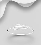 Silver Feather Ring