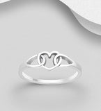 Linked Heart Ring