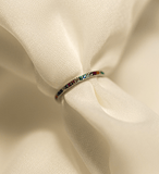Rainbow Eternity Ring