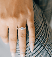 Simulated Diamond Ring