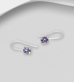 Crystal Glass Ear Cuffs (3 colors)