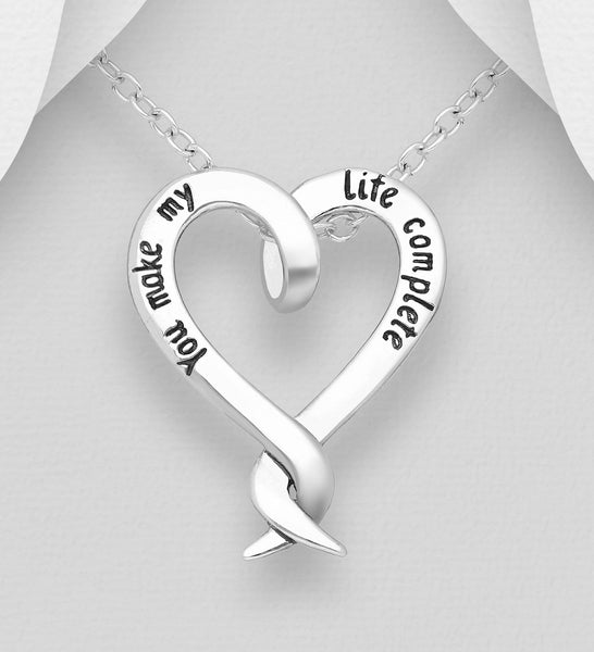 You Make My Life Complete Pendant
