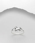 Sterling Silver Horse Ring