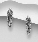 Sterling-Silver-Feather-Earrings