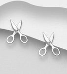 Sterling Silver Scissor Earrings