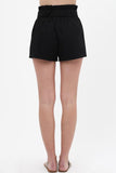 Paperbag- Waist Belted Shorts