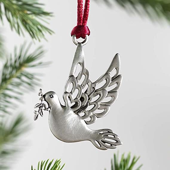 Pewter Dove Ornament