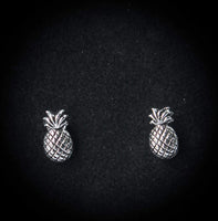 Sterling Silver Pineapple Earrings