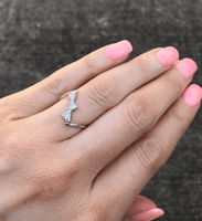Triple Triangle Sterling Silver Ring